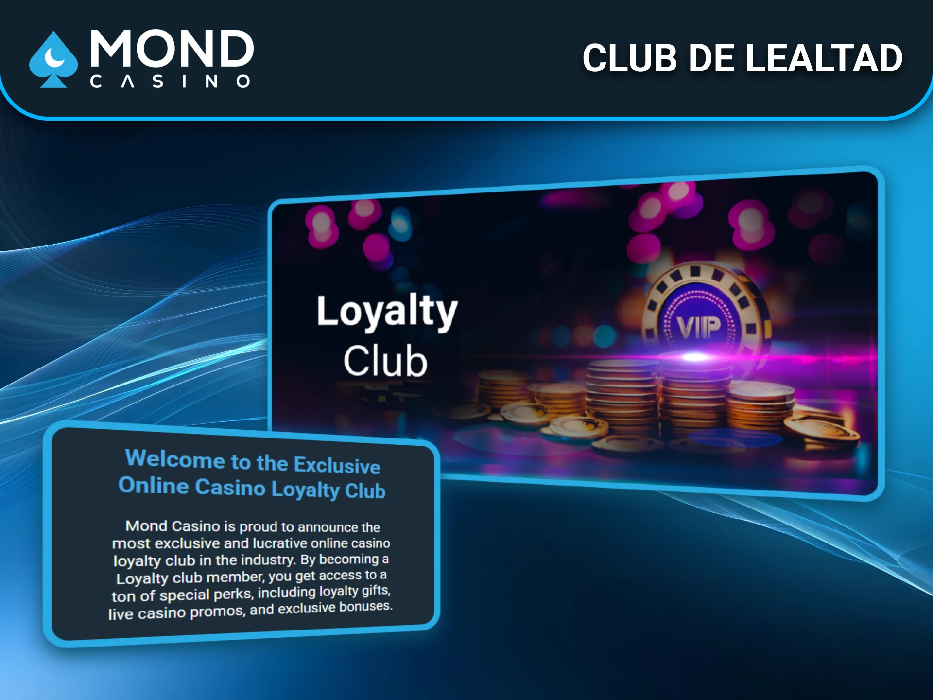 Club de lealtad de Mond Casino con beneficios para españoles.