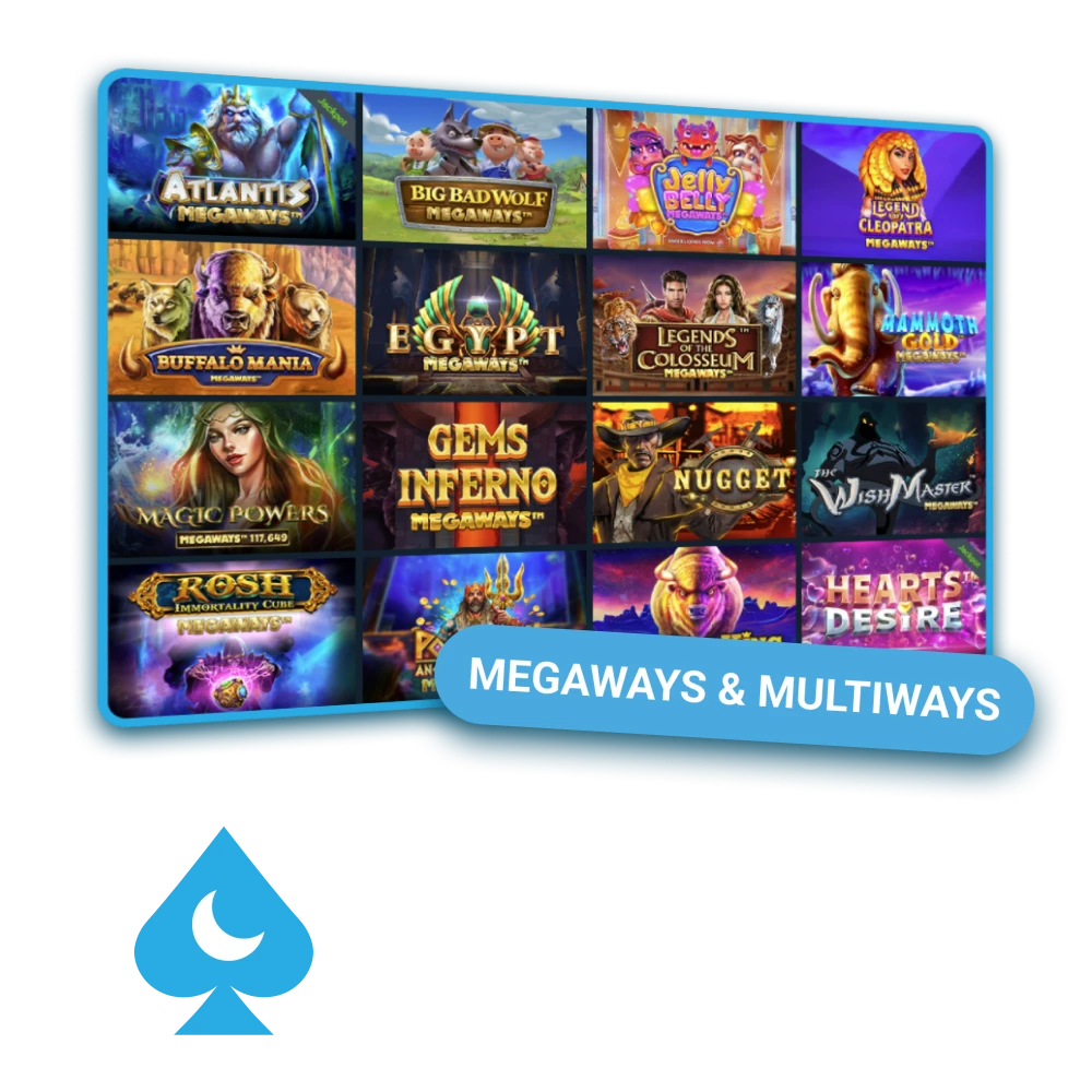 Explora tragamonedas Megaways en Mond Casino para jugadores de España.