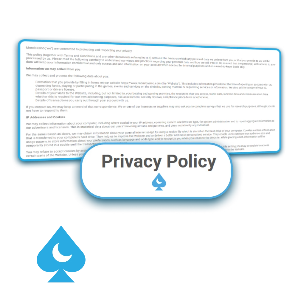 Descubre cómo Mond Casino protege tu privacidad en España.