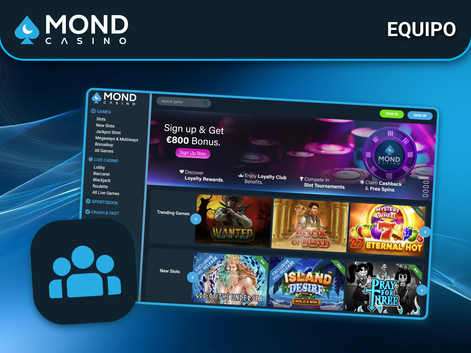 Conoce al equipo detrás de Mond Casino en España.